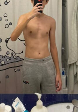 Before: 120lbs (5"9)